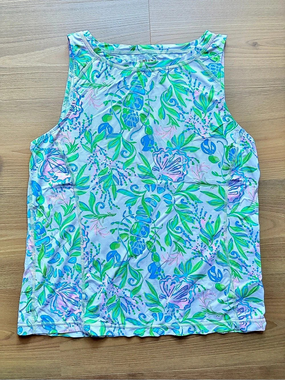 Lilly Pulitzer Luxletic Renay Tank Top in the colorful "Just a Pinch”